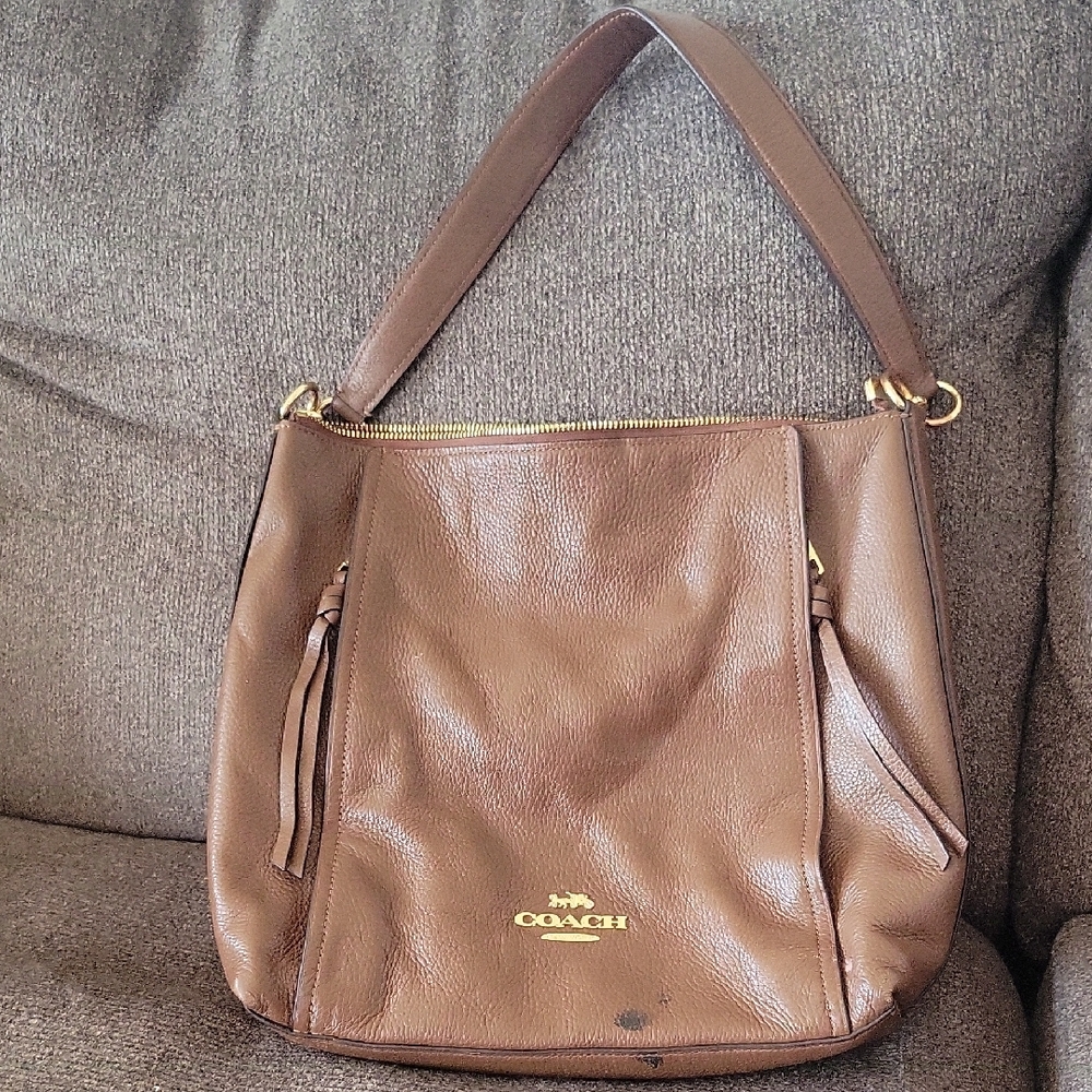 Coach Brown Leather Women's Bag